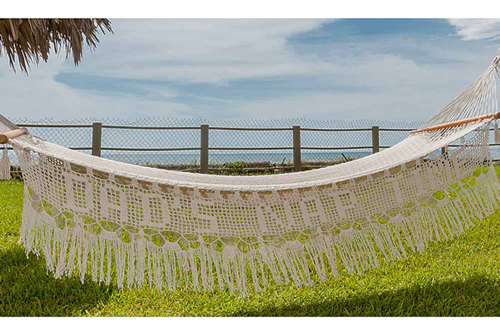 Single Size  Personalized Hammock Fringe With 12 Letters