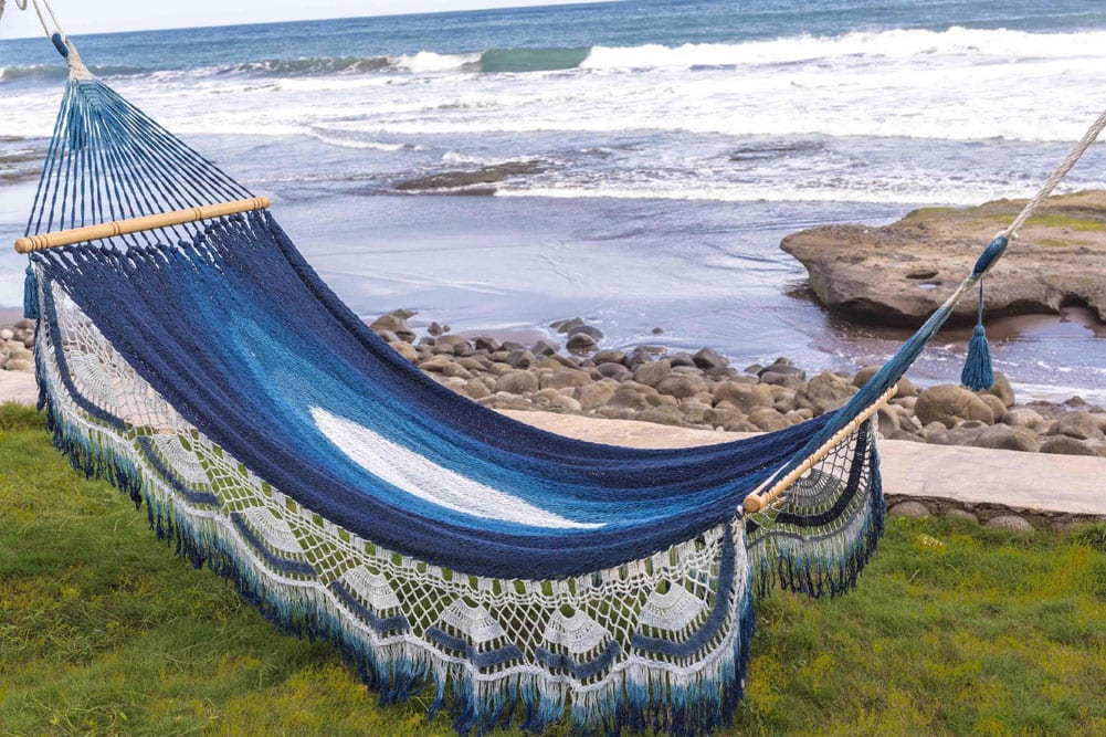 Blue Hammock Handmade by Elivana Accents