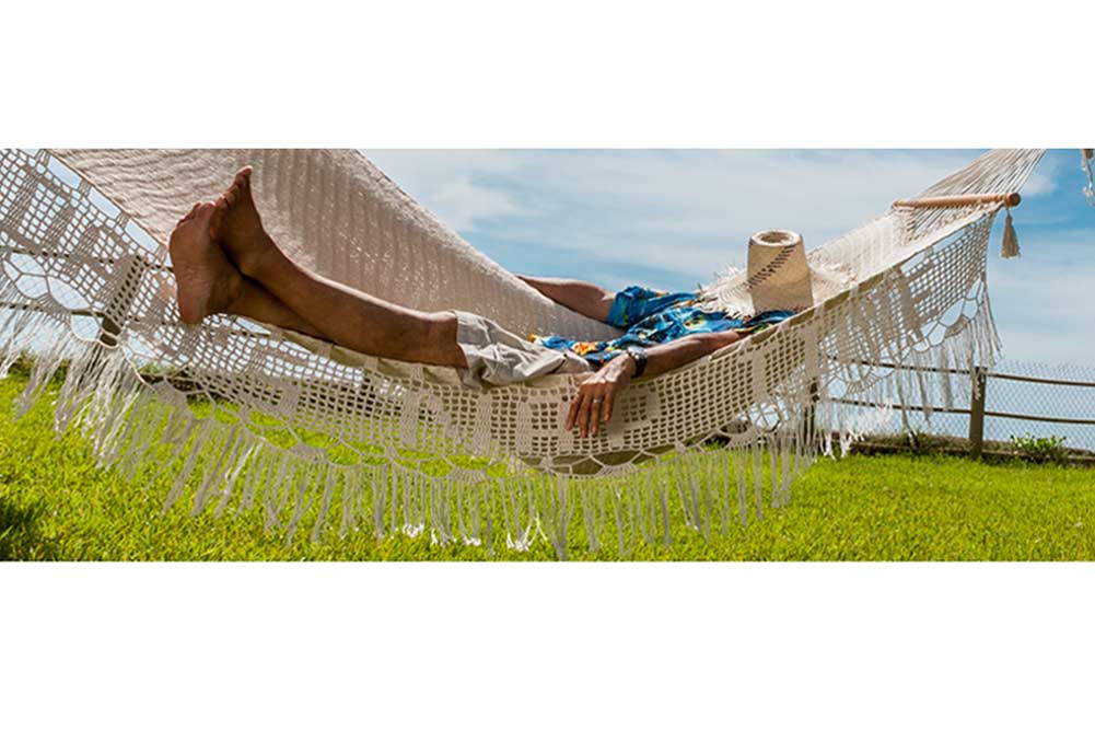 Single Size DAD'S NAP TIME Fringe Hammocks
