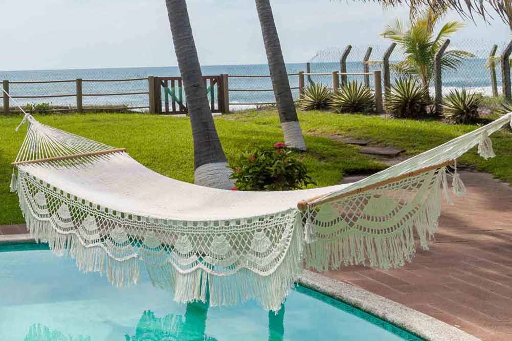 Single Size Nicaraguan Princess Fringe Hammock