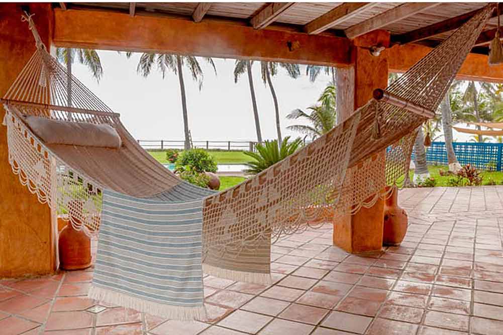 Family Size Garden Lake Fringe Hammock