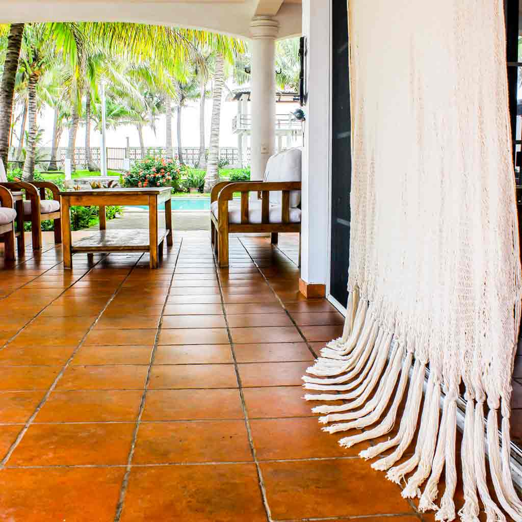 Cotton Drapes and Curtains with Tassels 