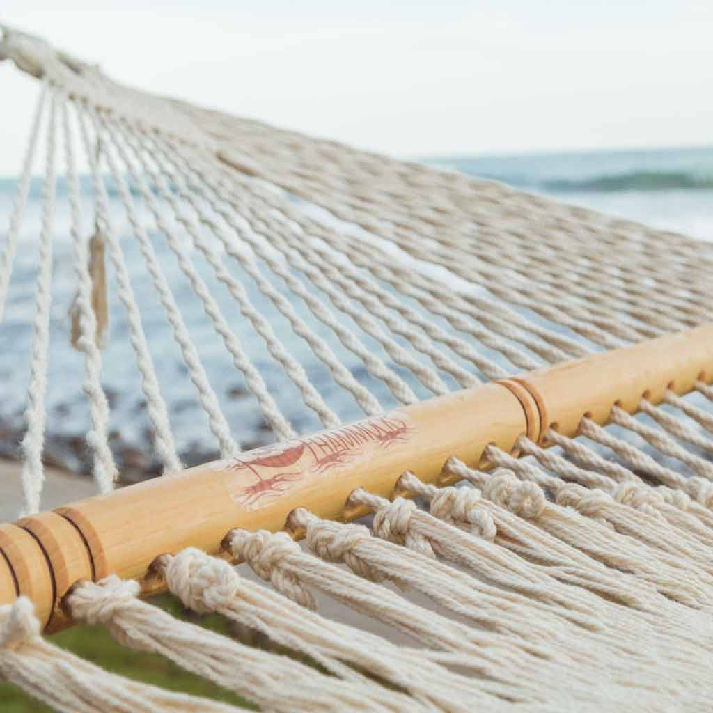 Rope Hammock With Spreader Bars