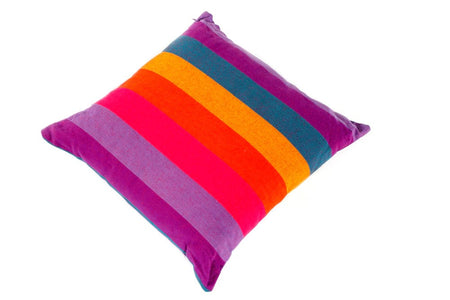  Multi Color Striped Throw Pillow Cover On Sale 