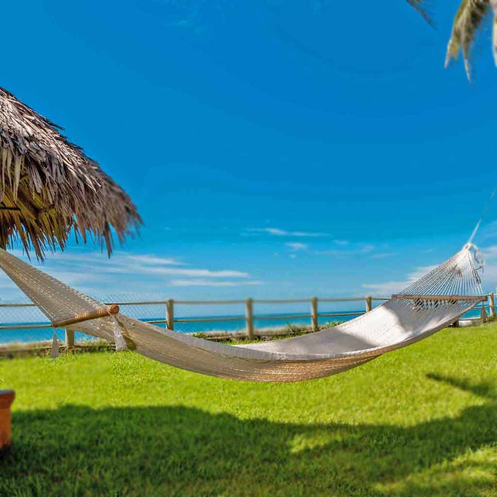 Large Rope Hammock With Spreader Bars And Hardware