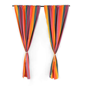 Multi Color Striped curtains & Drapes on sale